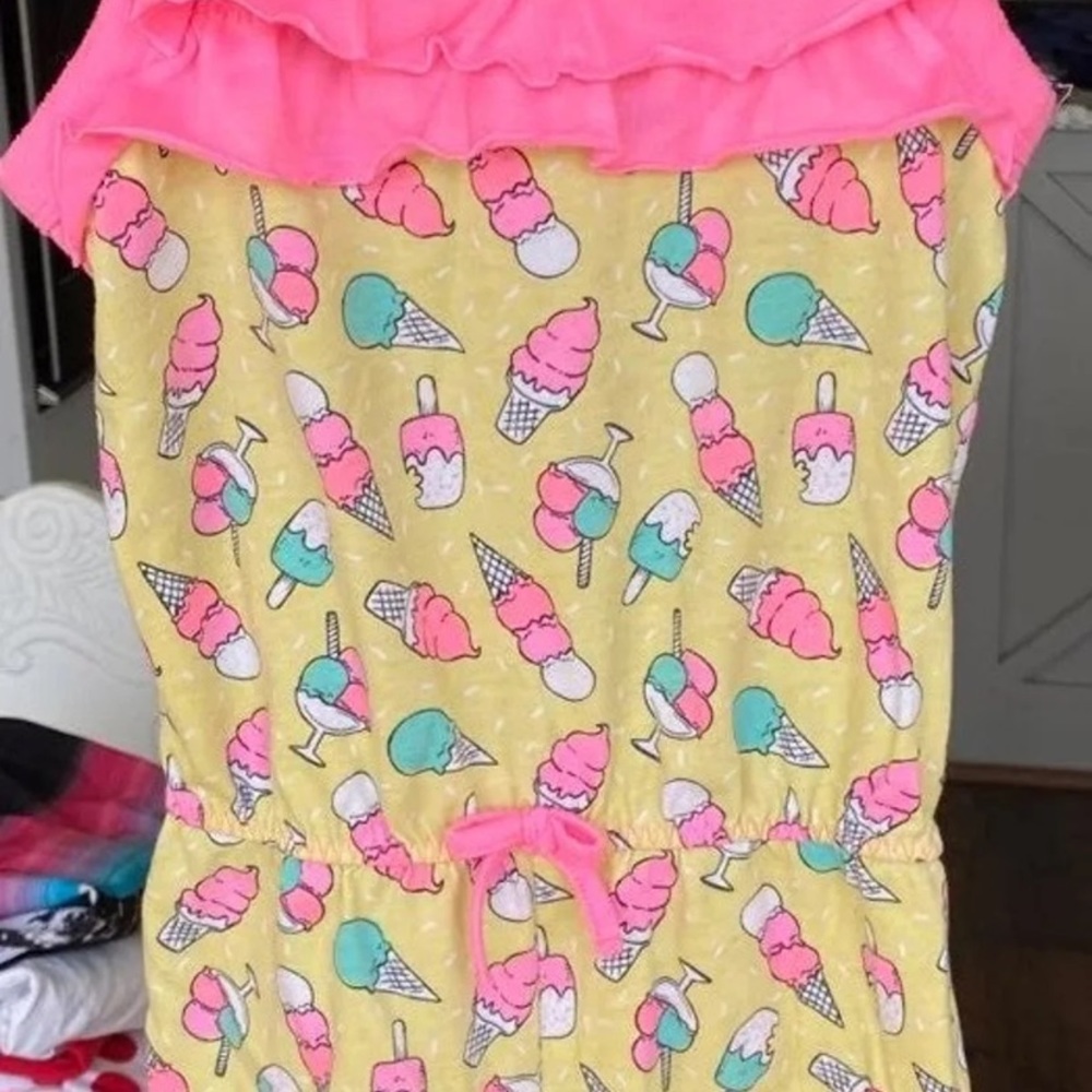 Girls ice cream romper